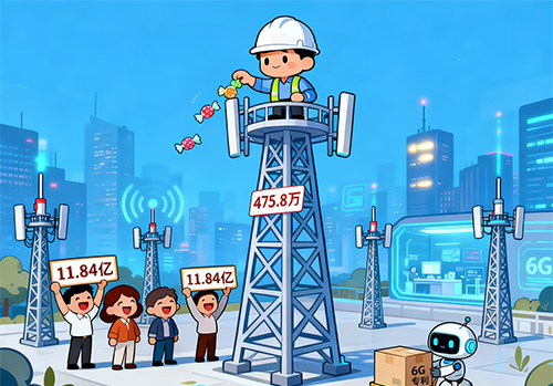 China's 5G Base Station Count Surpasses 4.758 Million, With a Net Increase of 507,000 YoY